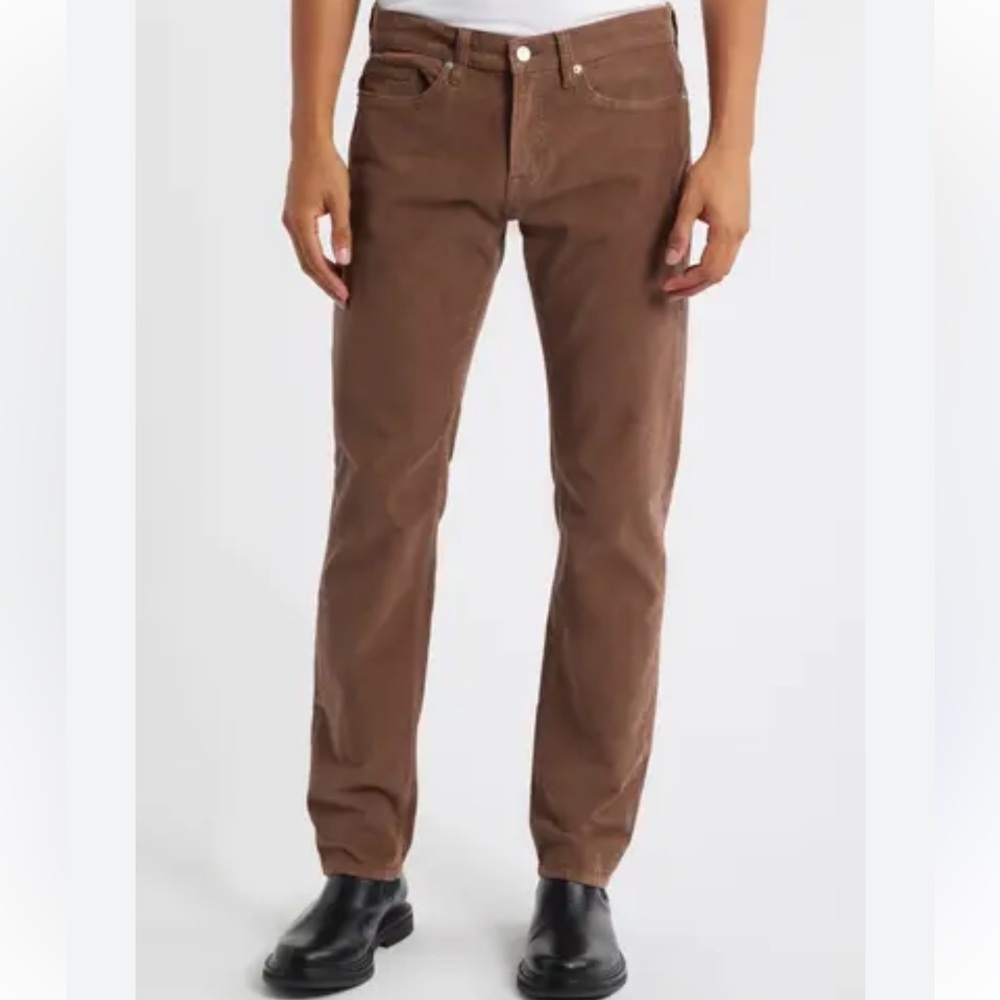 FRAME‎ L'Homme Corduroy Slim Jeans Men’s Size 36 Chocolate Brown Stretch